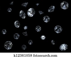 Falling luxury diamonds Falling luxury diamonds