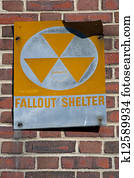 civil defense fallout shelter sign civil defense fallout shelter sign
