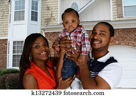 familia americana africana