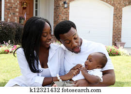 familia americana africana