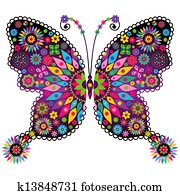 Fantasy vivid vintage butterfly Fantasy vivid vintage butterfly