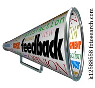 Feedback Megaphone Bullhorn Opinion Sharing Feedback Megaphone Bullhorn Opinion Sharing
