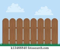 Fence Wooden Sky Fence Wooden Sky