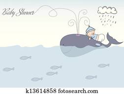 fiesta de nacimiento, anuncio