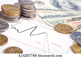 finance, grafické pozadí.