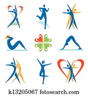 Fitness icons Fitness icons