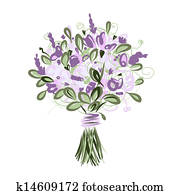 Floral bouquet for your design Floral bouquet for your design