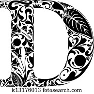 Floral D Floral D