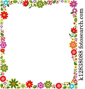 floral pattern border frame floral pattern border frame