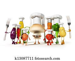 Food character - vegetable Food character - vegetable