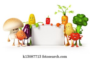 Food character - vegetable Food character - vegetable