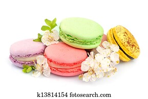 French macaroons .Dessert French macaroons .Dessert