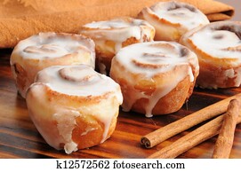 Fresh cinnamon rolls