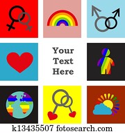 gay love; colorful set lightning gay love; colorful set lightning