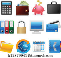 geschaefts, und, finanz, heiligenbilder