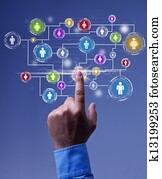 geschaefts, vernetzung