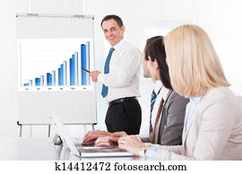 geschäftsmenschen, besprechen, neu, projekt