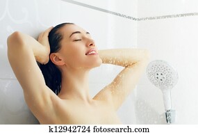 girl at the shower girl at the shower