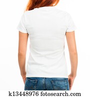 girl in white t-shirt