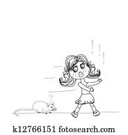 Scared Kid Clipart | k9387515 | Fotosearch