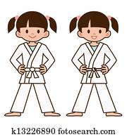 Girl to judo Girl to judo