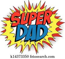 glücklich, vater, tag, super held, vati glücklich, vater, tag, super held, vati