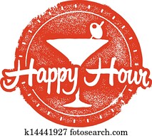 glückliche stunde, cokctail, briefmarke glückliche stunde, cokctail, briefmarke