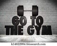 Go to the gym Go to the gym