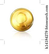 Gold coin