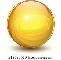 Gold sphere