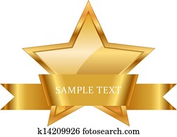gold stern, auszeichnung, mit, gl?nzend, schleifchen gold stern, auszeichnung, mit, gl?nzend, schleifchen