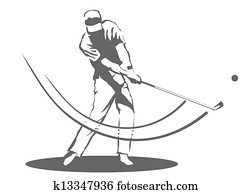 Golfer man Golfer man