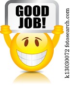 Good job smiley Good job smiley