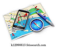 GPS navigation, travel and tourism cocnept GPS navigation, travel and tourism cocnept