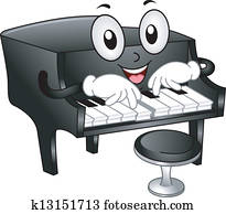 Grand Piano Mascot Grand Piano Mascot