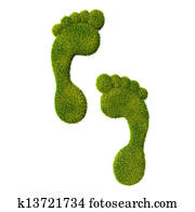 Grass feet icon Grass feet icon