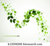 green leaves
