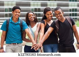 group of african college students group of african college students