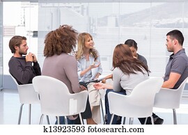 Group therapy session Group therapy session