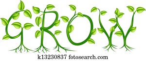 Grow concept Grow concept