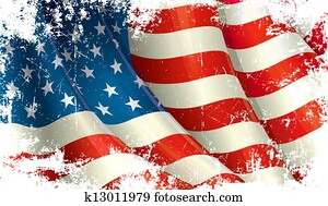 Grunge American Flag Grunge American Flag