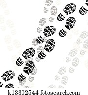 Grunge shoe print background Grunge shoe print background