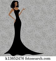 gyönyörű, kisasszony