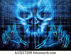 hacker attack concept hacker attack concept