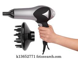 Cartoon drawing of a blow dryer Stock Illustration | apl0024 | Fotosearch