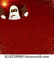 Halloween Background with Ghost Halloween Background with Ghost
