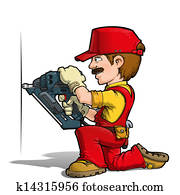 Handyman - Nailing Red Handyman - Nailing Red