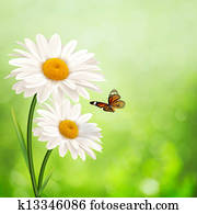 Happy meadow. Abstract summer backgrounds with daisy flowers Happy meadow. Abstract summer backgrounds with daisy flowers