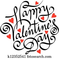 happy valentine day hand lettering happy valentine day hand lettering