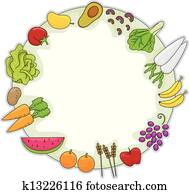 Healthy Food Frame Healthy Food Frame